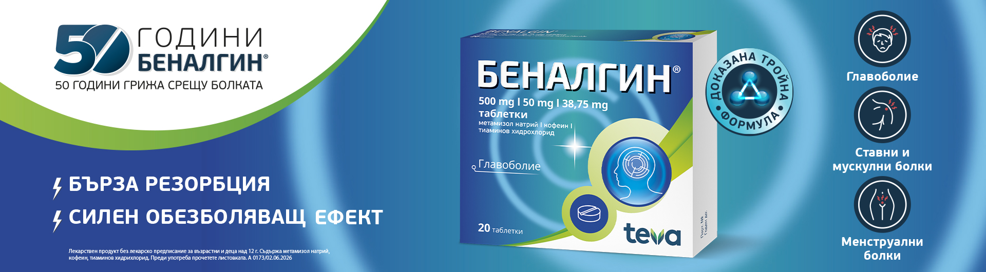 Benalgin celebrating 50 years